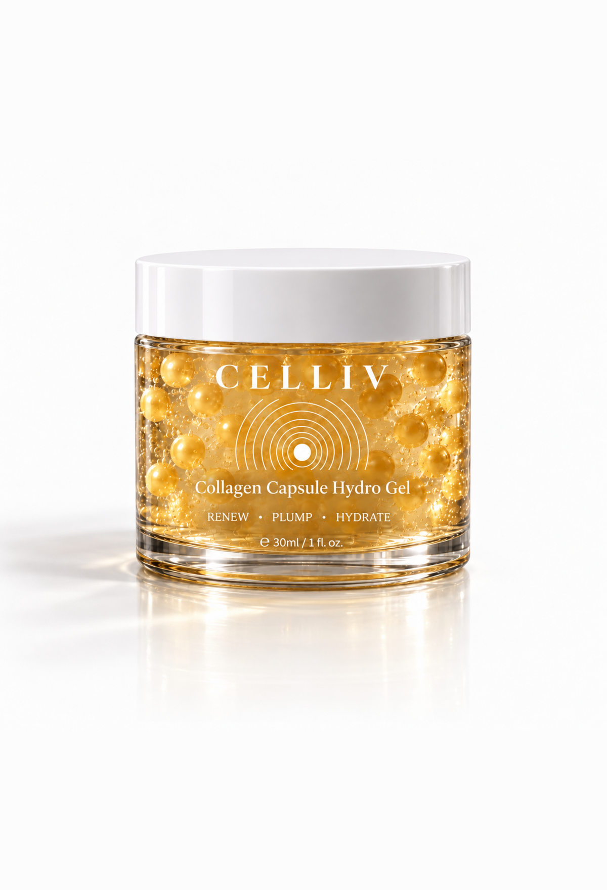 CELLIV Collagen Capsule Moisturizer jar