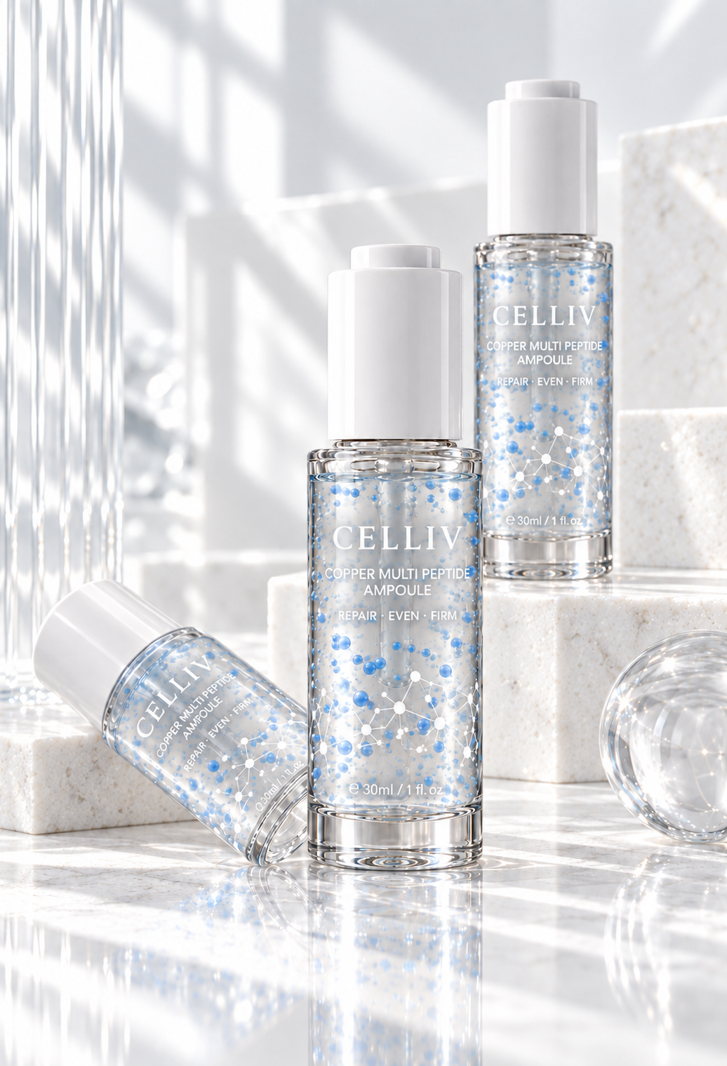 CELLIV Copper Multi-Peptide Lifting Ampoule campaign visual