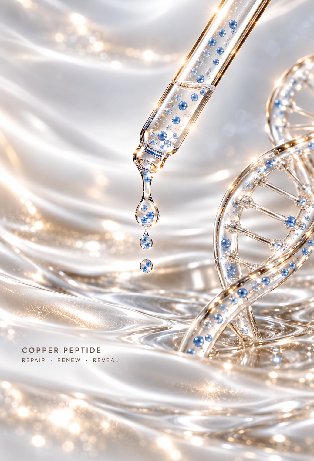 CELLIV Copper Multi-Peptide Lifting Ampoule peptide science visual