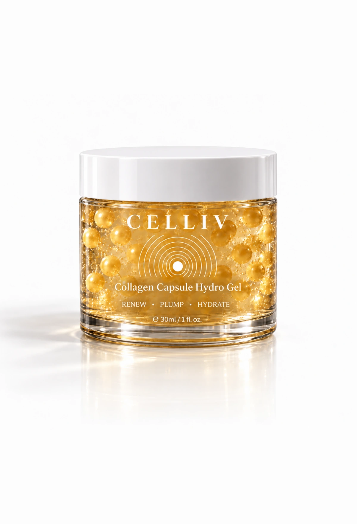 CELLIV Collagen Capsule Moisturizer jar